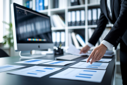 bureau-professionnel-personne-floutee-documents