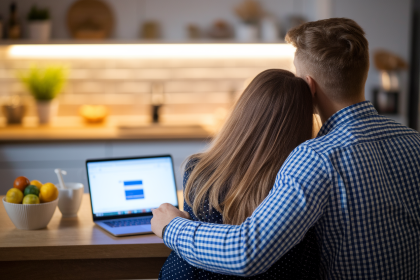 couple-dos-table-cuisine-ordinateur