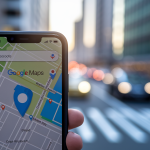 smartphone-google-maps-pin-ville-floue