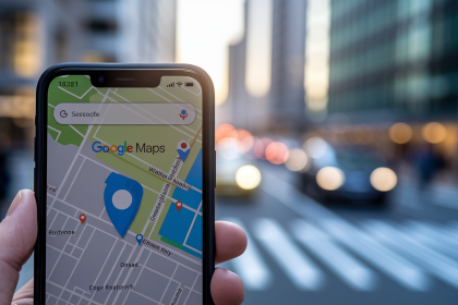 smartphone-google-maps-pin-ville-floue