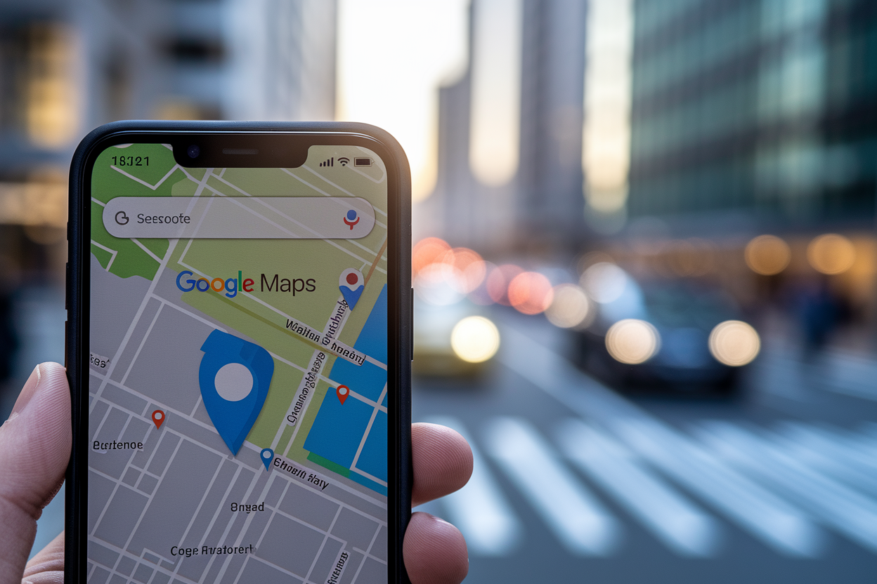 smartphone-google-maps-pin-ville-floue