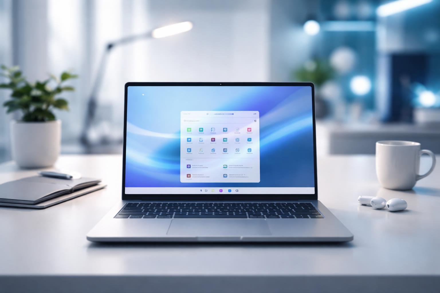 ordinateur-portable-bureau-moderne-tech