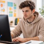jeune-adulte-bureau-ordinateur-concentration