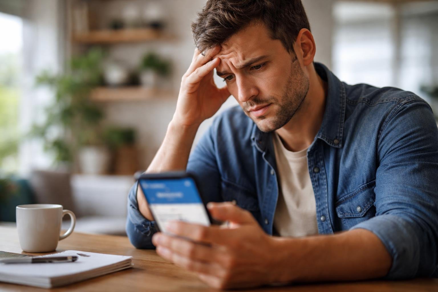 personne-table-telephone-application-bancaire