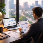 bureau-moderne-personne-documents-fenetre-vue