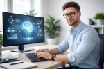 professionnel-bureau-ordinateur-graphismes-futuristes