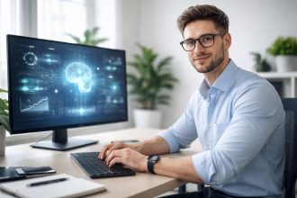 professionnel-bureau-ordinateur-graphismes-futuristes