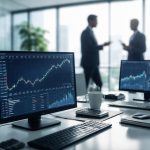 bureau-moderne-personne-ordinateurs-graphiques