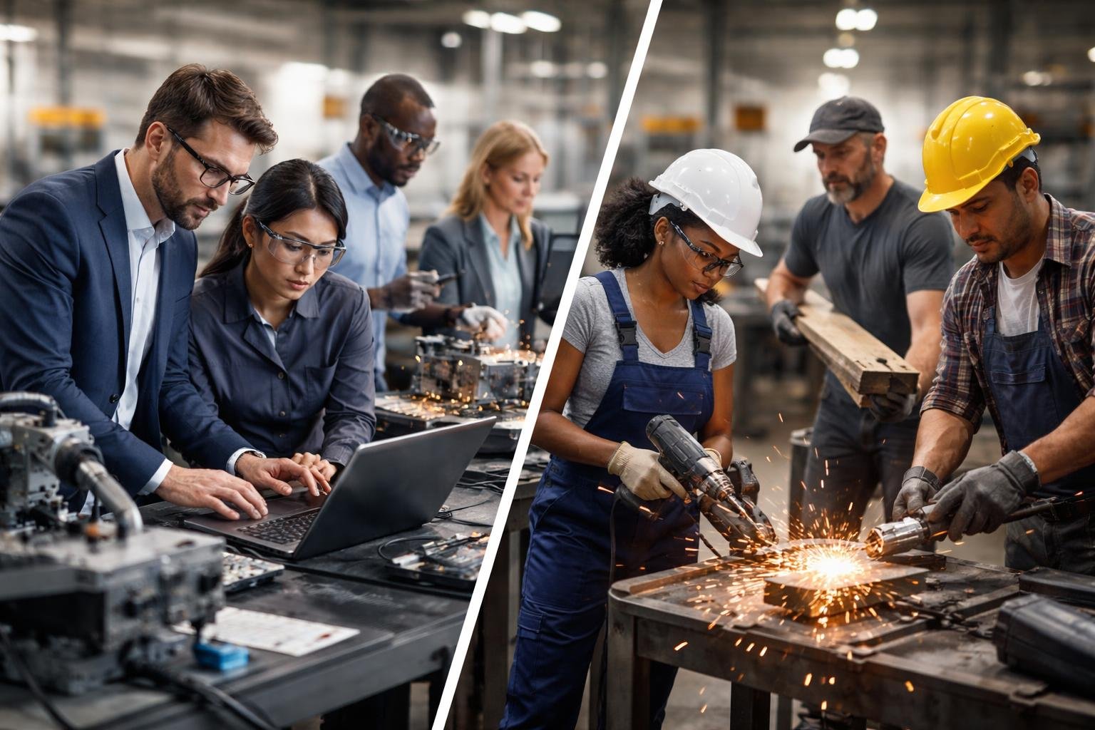 travailleurs-divers-atelier-moderne-industriel