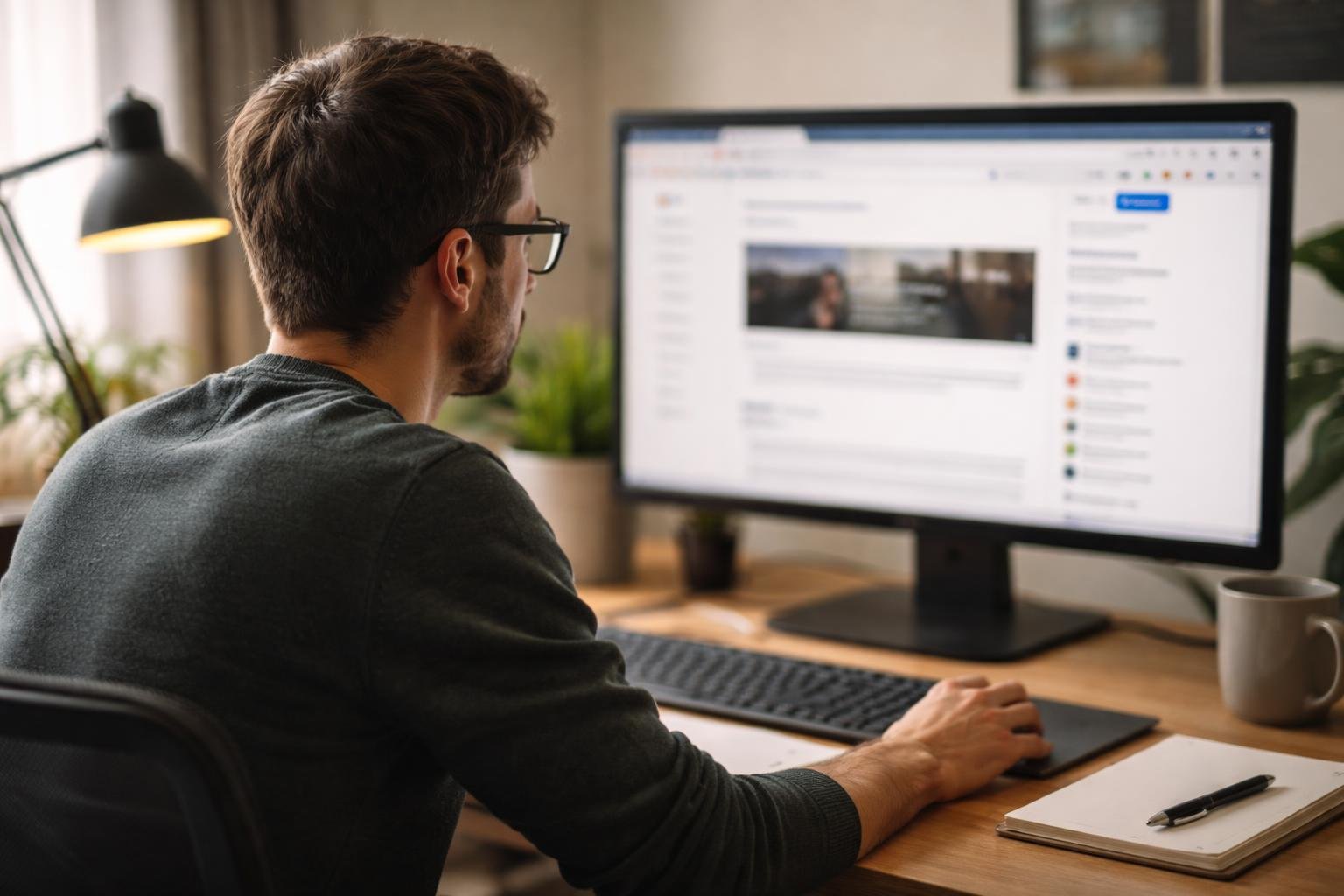 personne-ordinateur-chrome-bureau-moderne