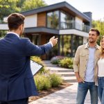 agent-immobilier-clients-maison-moderne