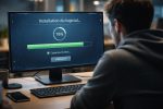 ecran-ordinateur-installation-logiciel-personne