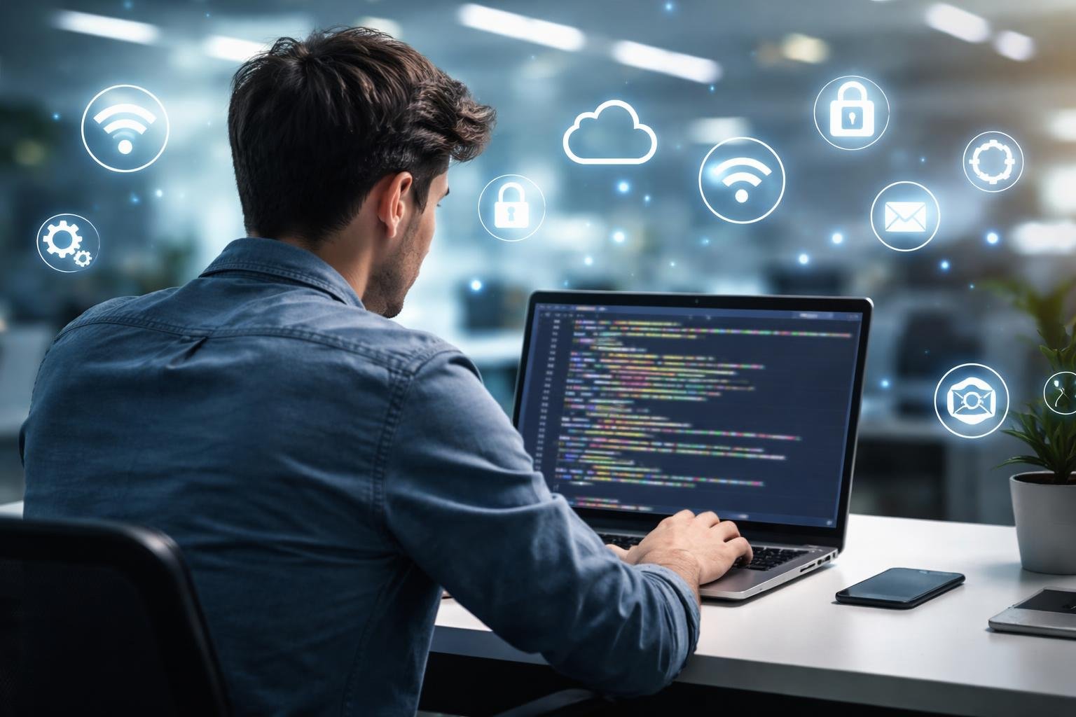 jeune-homme-bureau-ordinateur-technologie