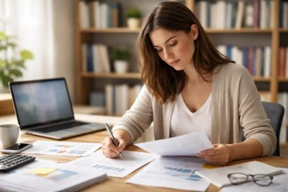 personne-bureau-documents-ordinateur-portable