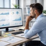 professionnel-bureau-ecran-graphiques-statistiques