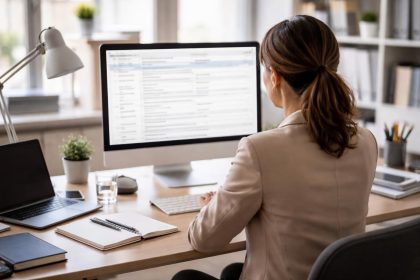 personne-bureau-ordinateur-formulaire-flou