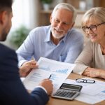 conseiller-financier-couple-retraites-bureau-documents